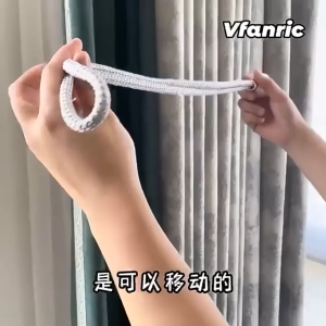 Pearl Curtain Tiebacks Curtain Ties for Drapes Adjustable Modern Curtain Holdbacks