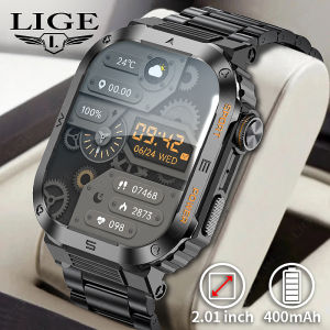 LIGE IPS HD Screen 400Mah Big Battery Smart Watch Men and Women Bluetooth Call 100+ Sports Multifuntional Fitness Tracker