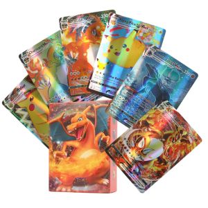 Bandai | 60/100Pcs English Pokemon Cards Shining MEGA GX Vmax TAG EX Vstar V Collection Cards Toys Children Gift