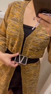 [BISA COD] Ikat Pinggang Karet Elastis Wanita Belt V Tali Pinggang Wanita Belt H Kekinian Terbaru Karet Melar Fashion Wanita