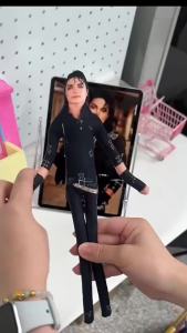 New Michael Jackson Plush Figure Doll Abstract Movable Joint Cosplay Prop Stuffed Toy Room Decor Michael Jackson Fans Gift