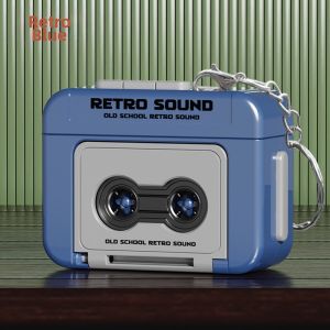 Vintage Music Playable Mini Cassette Player Keychain