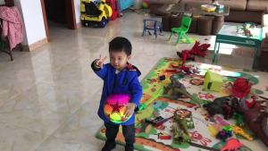 Rainbow Ball Indoor and outdoor racket ball Inflatable leather ball Flower colored ball Multiple colored patterns 3pcs