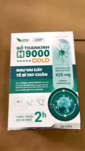 Bổ Thần Kinh H9000 Gold - Hổ Trợ Giảm Đau Dây Thần Kinh Tọa Cải Thiện Tê Bì Tay Chân-MKPMC