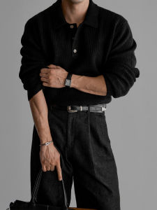 DAVID&ME | Vintage Stylish Casual Mens POLO Knitted Shirt