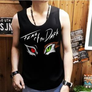ShopAoi - Singlet Fear of the Dark / Kaos tanpa lengan / Lekbong