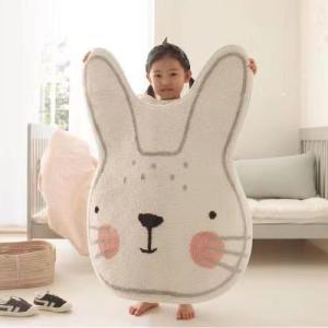 Carpet Rabbit Cartoon Princess Room Decor Decorative Modern Simple Style Hand Washable Machine Washable Bedside Carpet