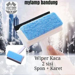 Wiper Pembersih Kaca Jendela 2 Sisi