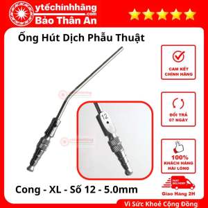 Ống Hút Dịch Phẫu Thuật Thép