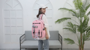 Twenty Bag - Tas Ransel Sekolah Anak Wanita Pria Terbaru TK SD SMP Remaja Paket Combo PITA SILANG