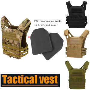 600D Body Armor Molle Hunting Lightweight Plate Carrier JPC tactical Vest With EVA Foam Board CS Game Jungle Security Equipment