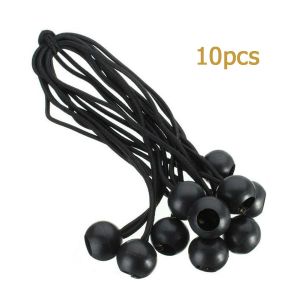 Outdoor Elastic Ball Rope Bungee Cords Portable Tent Fixing Tarpaulin Awning Canopy Heavy Duty Tarp Tie Down for Shelter Cargo