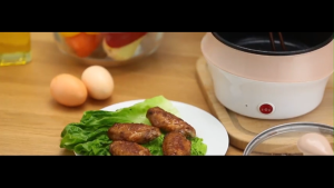 ICON Electric Frying Pan 1.8L Multifunctional Non Stick Pan Electric Rice Cooker Frying Pan Frying Pan