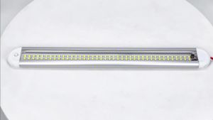 Đèn Đọc Sách Nội Thất Ô Tô 120 LED Vỏ Nhôm Cong Bốn Cạnh Đèn Trần Cho Xe Van Xe Tải Xe RV Xe Cắm Trại Đèn Mái Vòm Trong Nhà Đa Năng 12W 24V