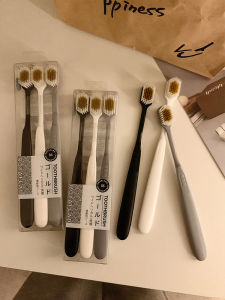 Durable Soft Bristle Toothbrush Compact Head Wide Head Small Head Travel Friendly Home Use Couple Suitable Student Dental Care