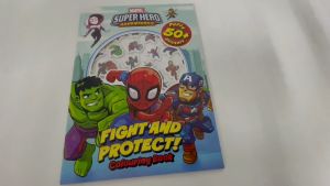 Marvel Superhero Adventures Colouring Book with Puffy Stickers