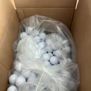 50 Pcs 2-Layer Golf Balls Max Distance Spin Control Durable Precision - For Golf Indoor Or OutdoorTraining & Play