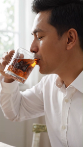 Leanjoy Ginseng Mulberry Wolfberry Tea with 5 Nourishing Ingredients Scientifically Proportioned