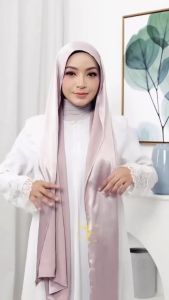 Kate Satin Textured Premium Shawl Shimmering Classy Shiny Long Shawl