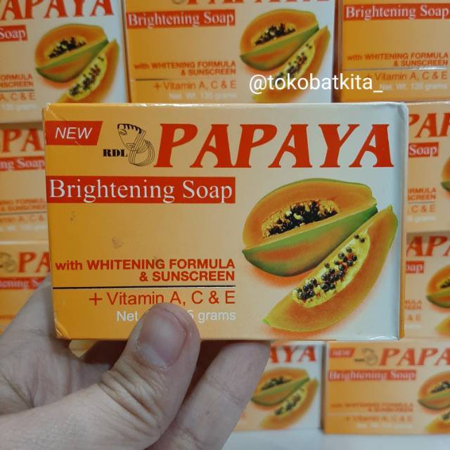 SABUN MUKA PEPAYA ASLI ORIGINAL 100%