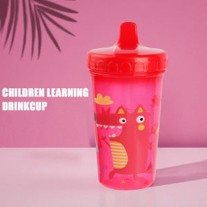2-6 years old baby drinking cup 300ml baby spillage cup toddler anti-bite safety Bisphenol-free newborn training bottle cartoon