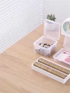 Portable Storage Box Paper Money Album Currency Banknote Case Coin Storage Collection Boxes Holder Transparent Plastic Case