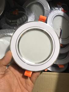 ĐÈN LED DOWLIGHT ÂM TRẦN VIỀN VÀNG ĐÚC / VIỀN BẠC ĐÚC 5w 7w 9w 12w - 3 MÀU ÁNH SÁNG 3000k 4000k và 6500k