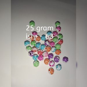 Monte/manik" model mawar bulat