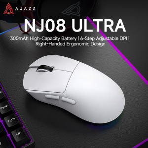 AJAZZ | AJAZZ NJ08/MC/Ultra  Tri-Mode Wired/2.4G/Bluetooth Gaming and Office Mouse with RGB Lighting and Lightweight Design