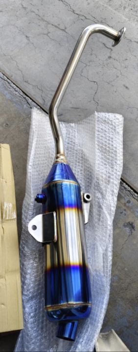 JVT PIPE V3 TITANIUM ADJUSTABLE SOUND FOR NMAX V2/AEROX V2