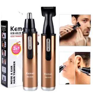 Mesin cukur rambut Kemei KM-6629 / 2 in 1 Cukuran Kumis & Jenggot ORIGINAL Kemei