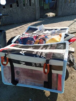 KERANJANG MOTOR/TAS MOTOR/TAS KURIR BAHAN AMBAL