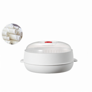Cooker King | Nồi Hấp Đôi Lớp An Toàn Khi Sử Dụng Lò Vi Sóng Đạt Chuẩn Thực Phẩm