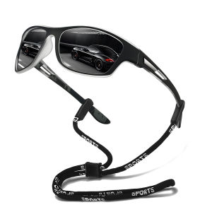 With Chain Fashion Driving Fishing Cycling Sports Sunglasses Men Women Running Mountaineering Sport Man Sun Glasses UV400