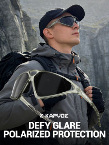 Kapvoe | Kapvoe Shadowless Cycling Sunglasses Men Photochromic Glasses Mountain Running Hiking Eyewear Sports UV400 Climbing Goggles