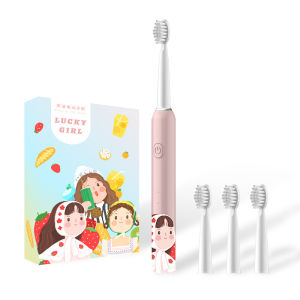 Cốc Chải Răng Điện Tự Động Thông Minh Cho Trẻ Em Bristly Dụng Cụ Làm Đẹp Răng Bằng Lông Mềm Hoạt Hình Sạc Được Cho Trẻ Từ 3-12 Tuổi Trở Lên