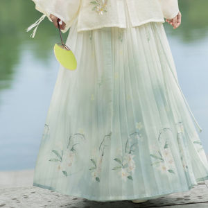 Elegant Embroidered Square Collar Half Sleeve Womens Hanfu Set Versatile Daily Wear Comfortable Lenzing Modal Fabric