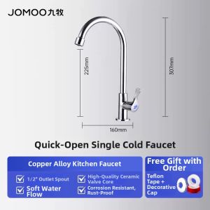 JOMOO | Flexible Splash Proof Hot and Cold Water Faucet