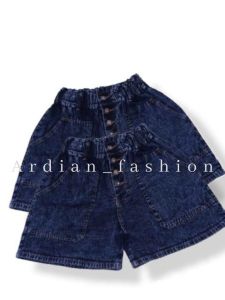 Celana hotpants jeans highwaist wanita jumbo celana pendek wanita