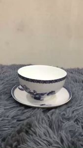 BỘ CHÉN 12x6.5 CM - DĨA 15X2.5 - GỐM SỨ CƯỜNG PHÁT - HÀNG VIỆT NAM CHẤT LƯỢNG CAO