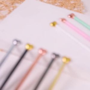 Pretty Cute Ballpoint Pen Set Metal Crystal Diamond Pens For Journal Black Ink Ballpoint Liquid Sand Glitter Pen Fancy Pens For