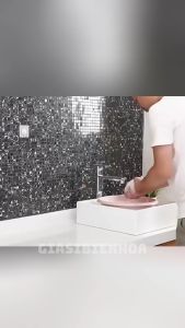 Thau Chậu Rửa Gấp Gọn Màu Trơn Tiện Dụng 35Cm