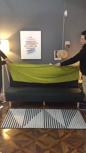 Brilliant Home【PH+COD】Sofa Bed Sheet/Cover Armless Sofa Bed Cover Big Elastic Folding Furniture Decoration Bench Corn Wool Comfortable Sofa Cover