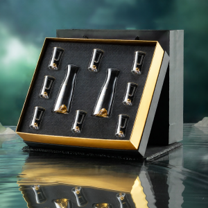 BOANG | Gilded Heat-Resistant Transparent Wine Set 6pcs