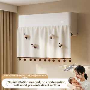 XIJIJIA | Wind Shielding Air Conditioning Curtain Dust Proof No Install