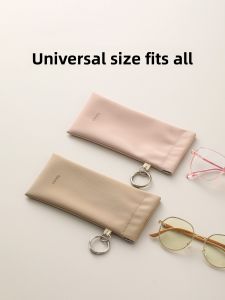 Portable Sunglasses Storage Bag FaSoLa Hanging Bag Auto-Closing Sunscreen Glasses Case Compact Organizer for Traveling