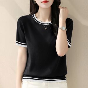Women's Casual Loose Fit Knitted Shirt: A Perfect Summer Choice