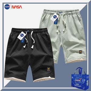 กางเกงขาสั้น NASA ทรงตรง ทรงหลวม สำหรับผู้ชาย กางเกงขาสั้นชายหาด ลำลอง ฤดูร้อน ทรงตรง ขนาดใหญ่ 5 ชิ้น สวมใส่สบาย แห้งเร็ว