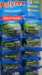 Tapas Kawat Sabut Politex Stainless Cuci Piring