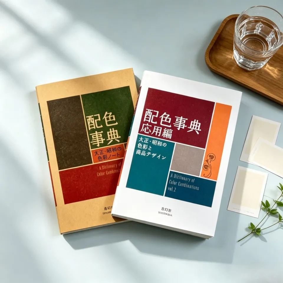A Dictionary of Color Combinations Japanese Paperback 2 Books Set